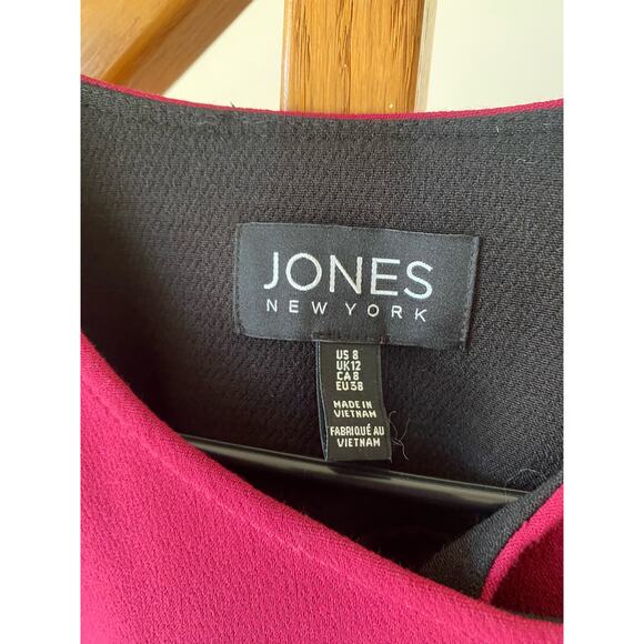 Jones New York purple zip pea coat size 8 - Picture 6 of 7